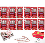 CANDY CANES - (144 COUNT), Peppermint Candy Canes, Individually Wrapped Bulk Candy Canes, For Holiday Classic Christmas Candy Bulk, Stocking Stuffer