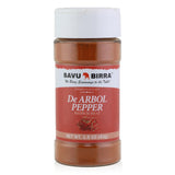 Savu Birra Gourmet Chile Pepper 4 Pack, De Arbol, Serrano, New Mexico Red & Guajillo Chile Pepper Powder