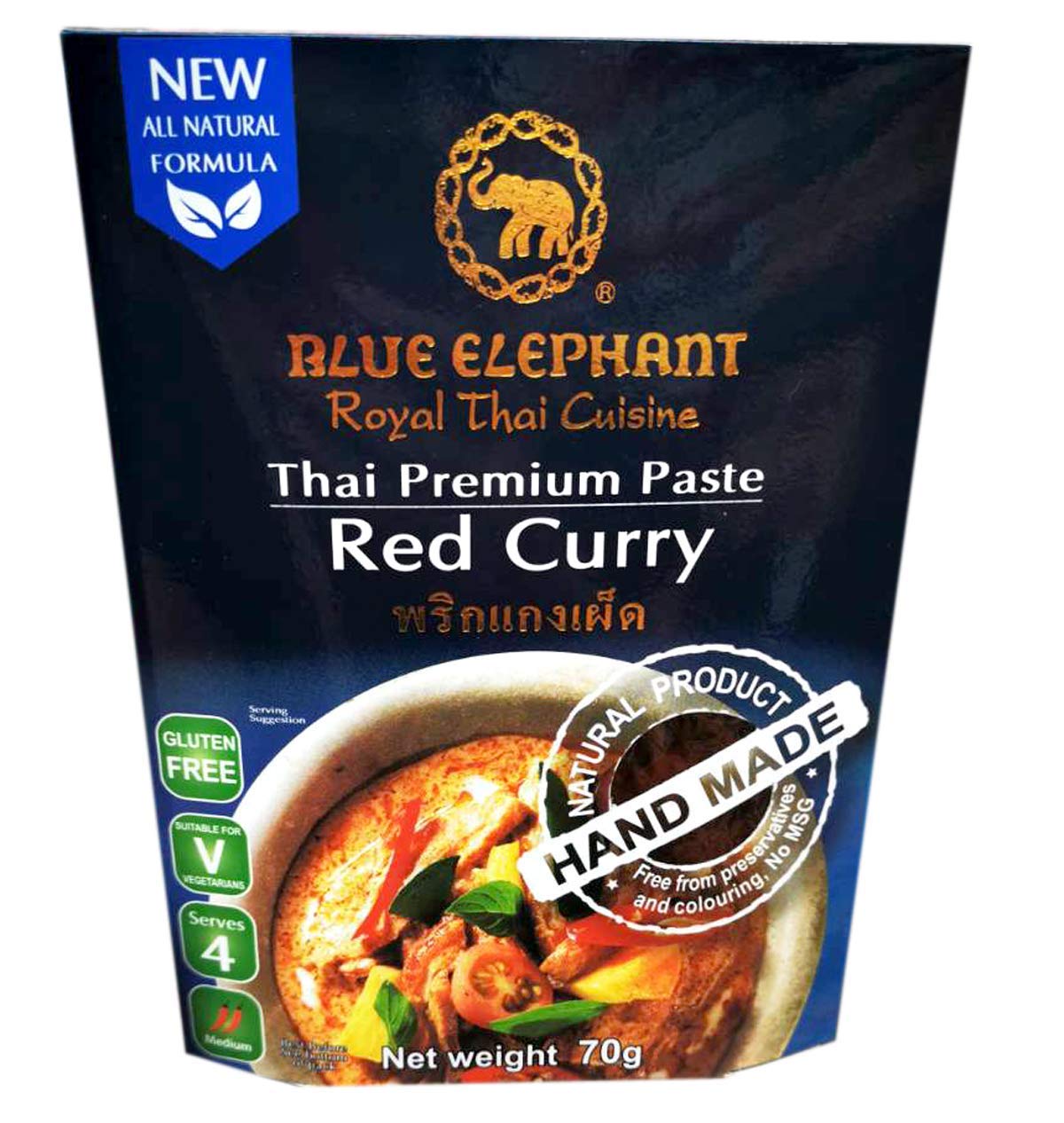 Blue Elephant royal thai cuisine Red Curry Paste 70 G