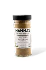 Hanna's Rosemary Ground, Premium Quality, 4 fl oz Jar