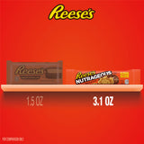 REESE'S NUTRAGEOUS Chocolate, Peanut Butter, Caramel and Peanut King Size, Candy Bars, 3.1 oz (18 Count)