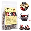 Kidney Tea Formula Ginseng Six Treasures Tea, Traditional Chinese Herbal Teas, Natural Kidney Cleanse Detox Teas for Women & Men, 6 Precious