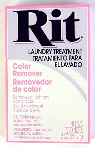 Rit Dye Laundry Treatment Color Remover Powder, 2 oz, 10-Pack