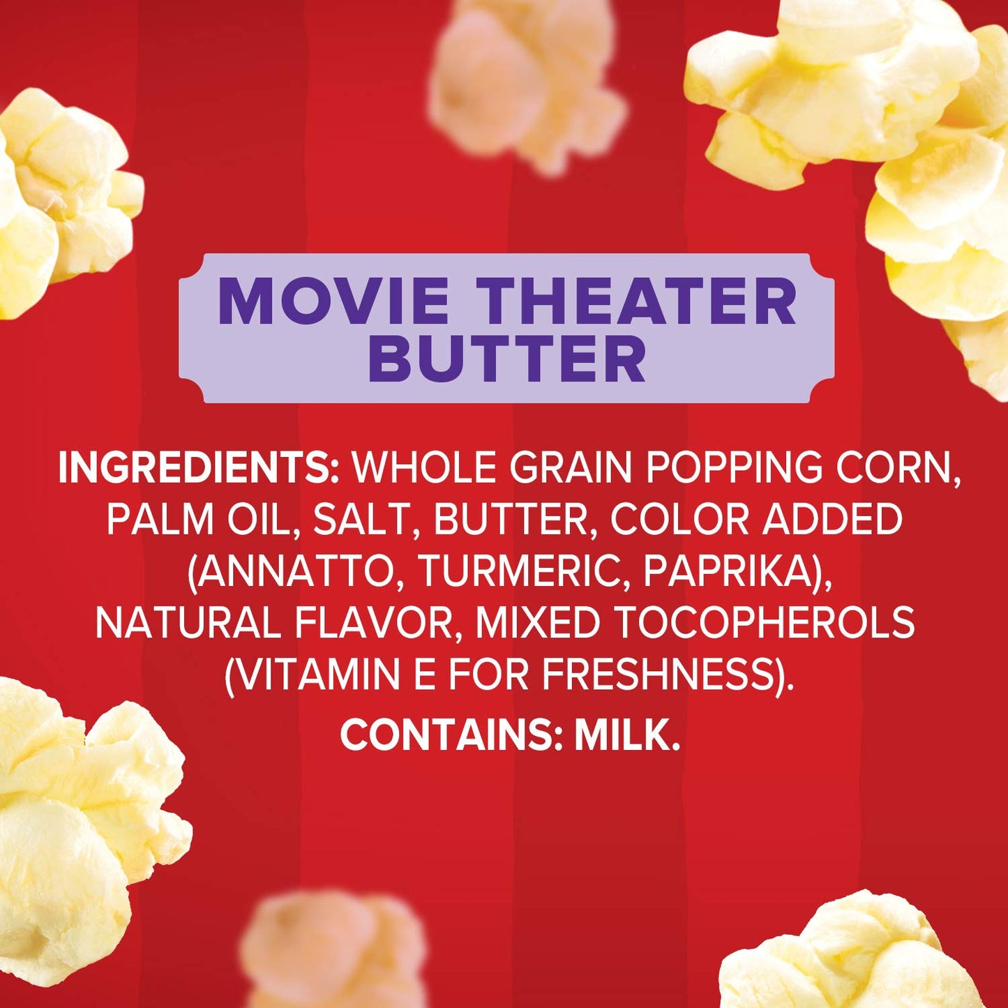Orville Redenbacher’s Microwave Popcorn, Movie Theater Butter Flavor, 3g Fiber Per Serving, 3.3 oz., 3-Count