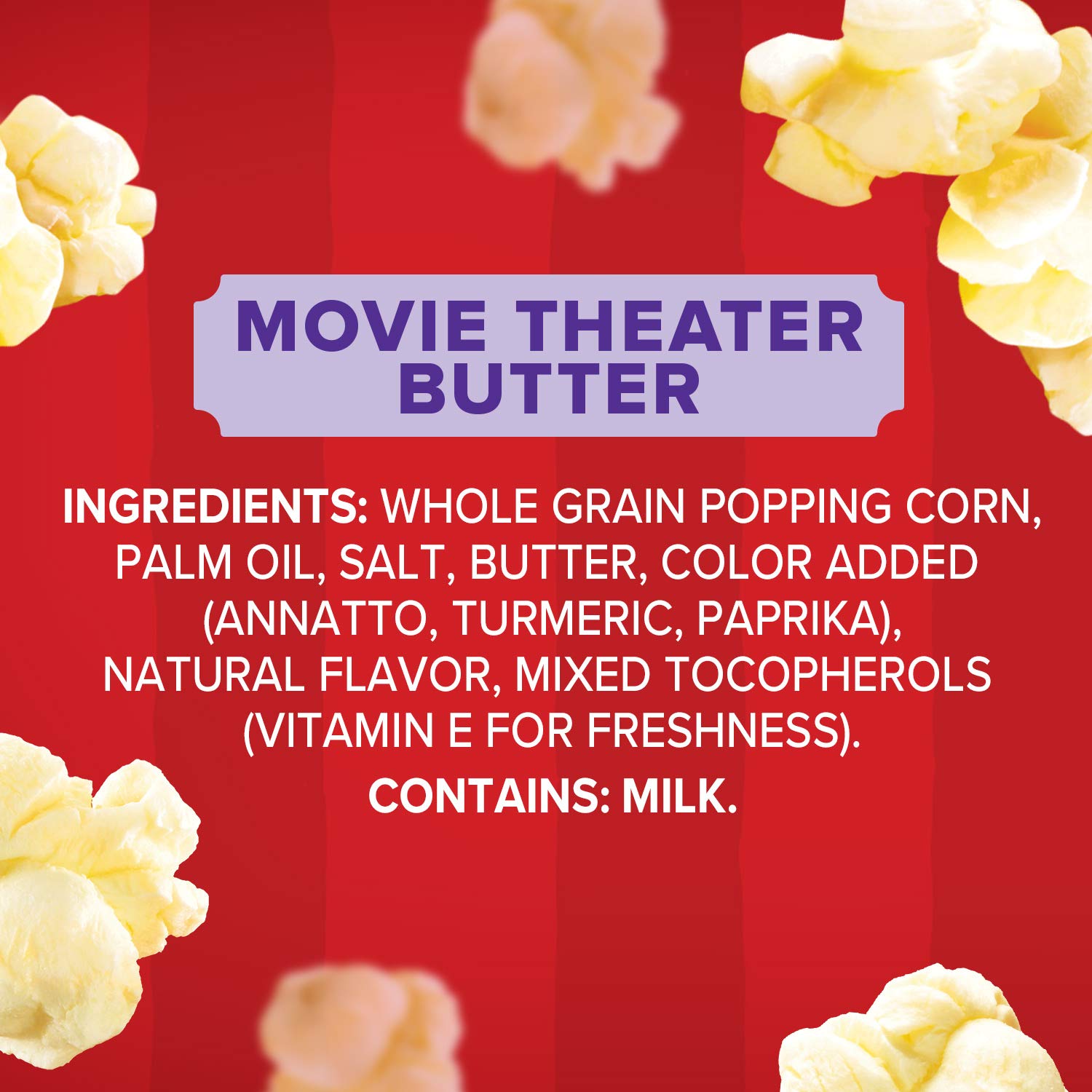 Orville Redenbacher’s Microwave Popcorn, Movie Theater Butter Flavor, 3g Fiber Per Serving, 3.3 oz., 3-Count