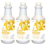 ClogBuster Non-Acidic Drain Opener and Clog Remover, Commercial Grade, 1 Quart (3-Pack)