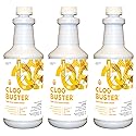 ClogBuster Non-Acidic Drain Opener and Clog Remover, Commercial Grade, 1 Quart (3-Pack)