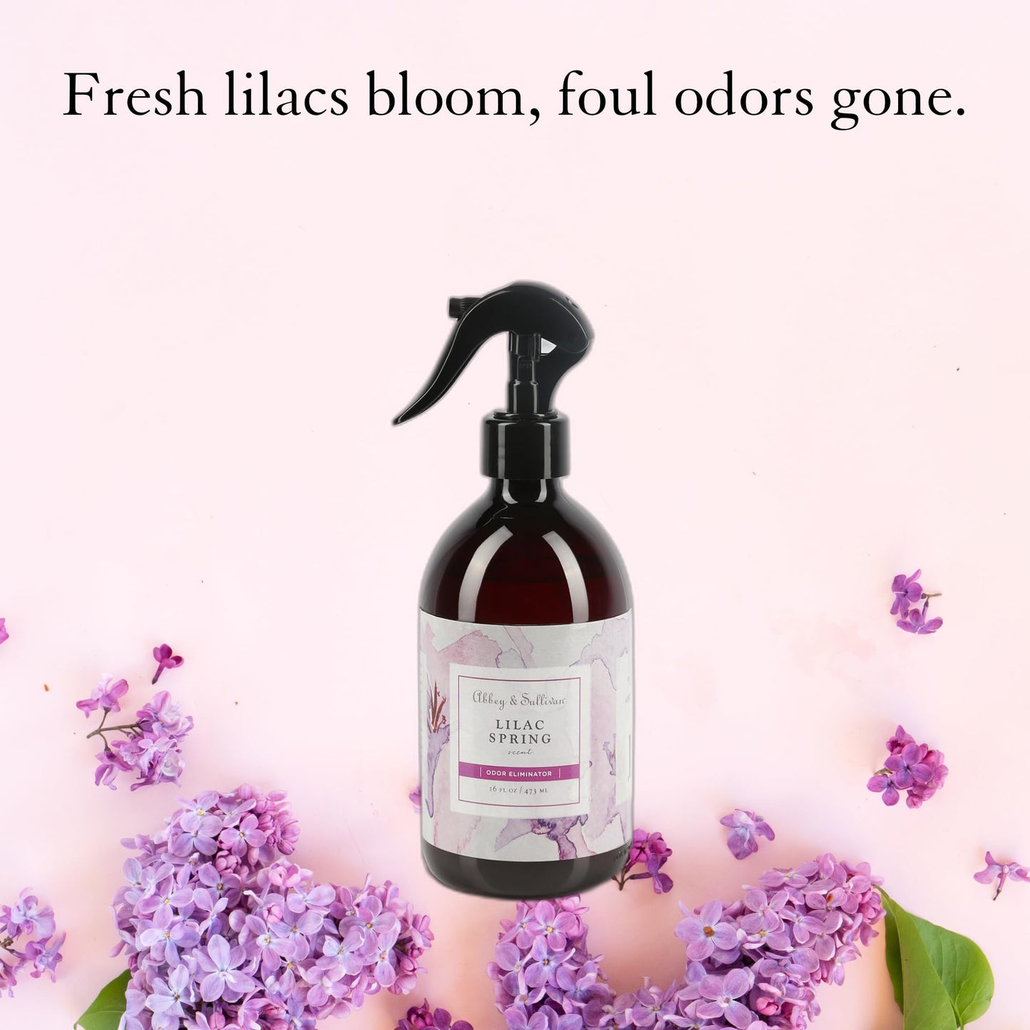 Abbey & Sullivan Odor Eliminator, Lilac Spring, 16 oz