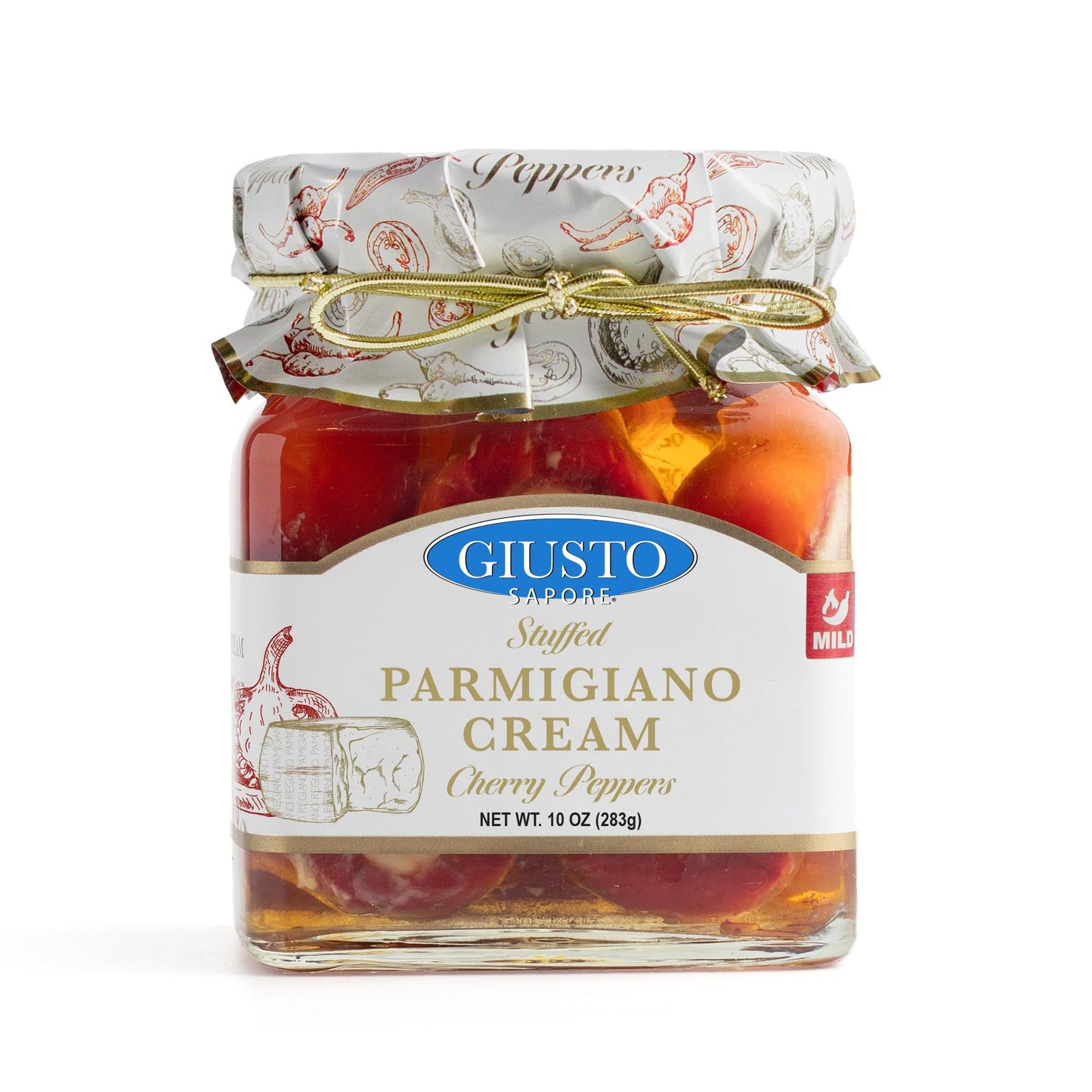 Giusto Sapore Peppers Stuffed w/Parmigiano Cream 10oz - 6 Pack