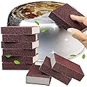 Qovydx 10 Pack Carborundum Sponges Nano Magic Emery Cleaning Sponge Rust Sponge for Pots and Pans Rust Remover Carborundum Nano Sponge