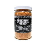 Pork King Good Unseasoned Pork Rind Breadcrumbs 12 oz (Pack of 6)