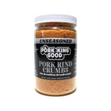 Pork King Good Unseasoned Pork Rind Breadcrumbs 12 oz (Pack of 6)