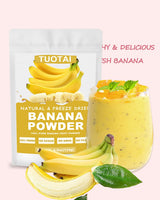 Nature Banana Fruit Powder,4 Ounces,Freeze Dried Banana Powder for Cake, Drinks and Baking Food