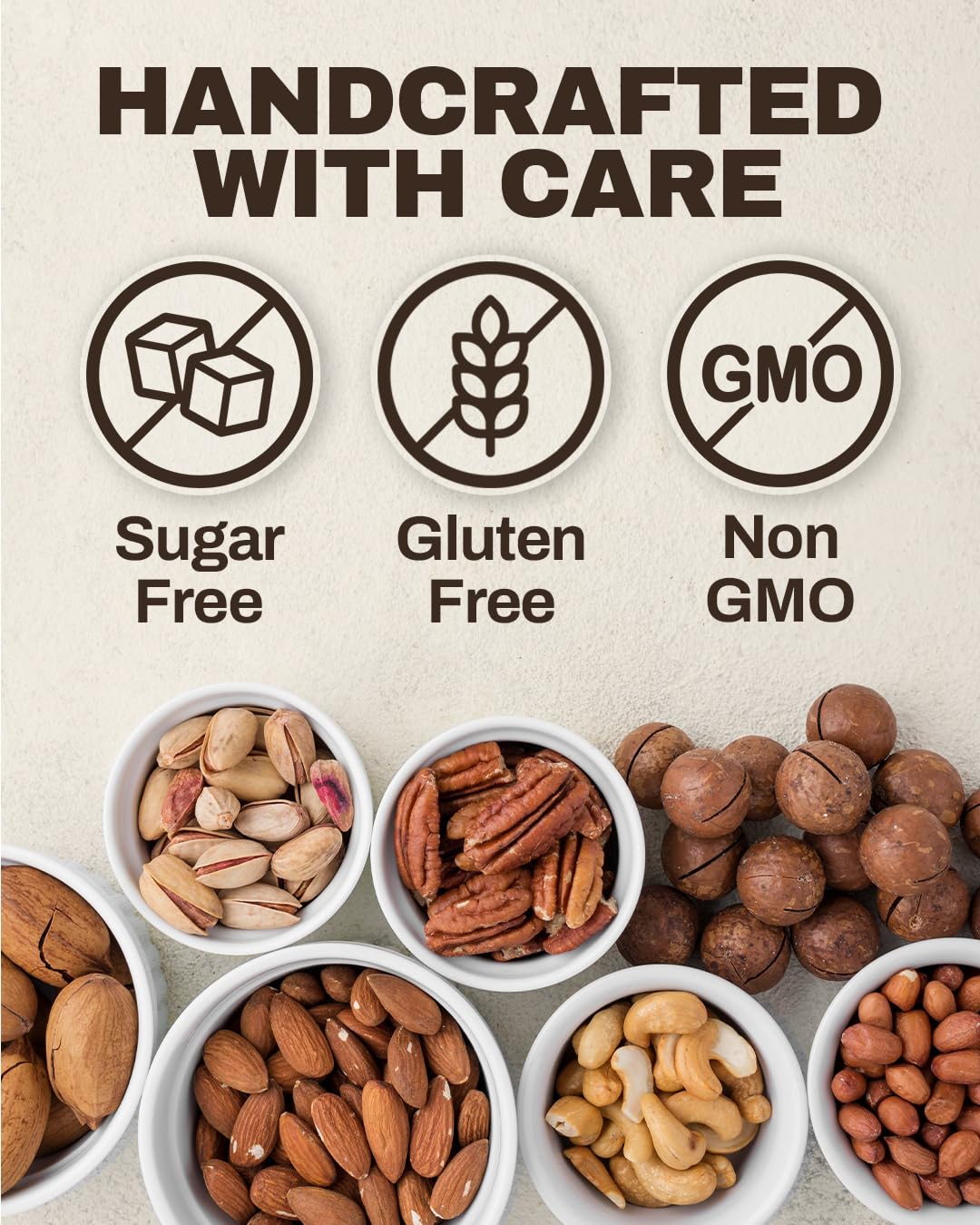 SteadyCrunch High Protein Trail Mix Variety Pack - Assorted Mixed Nuts and Dried Fruit - Non-GMO, Vegan & Gluten Free - High Protein Snacks for Adults
