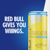 Red Bull Sugar-Free Summer Edition Sudachi Lime Energy Drink, with 80mg Caffeine plus Taurine & B Vitamins, 8.4 Fl Oz, Pack of 24 Cans