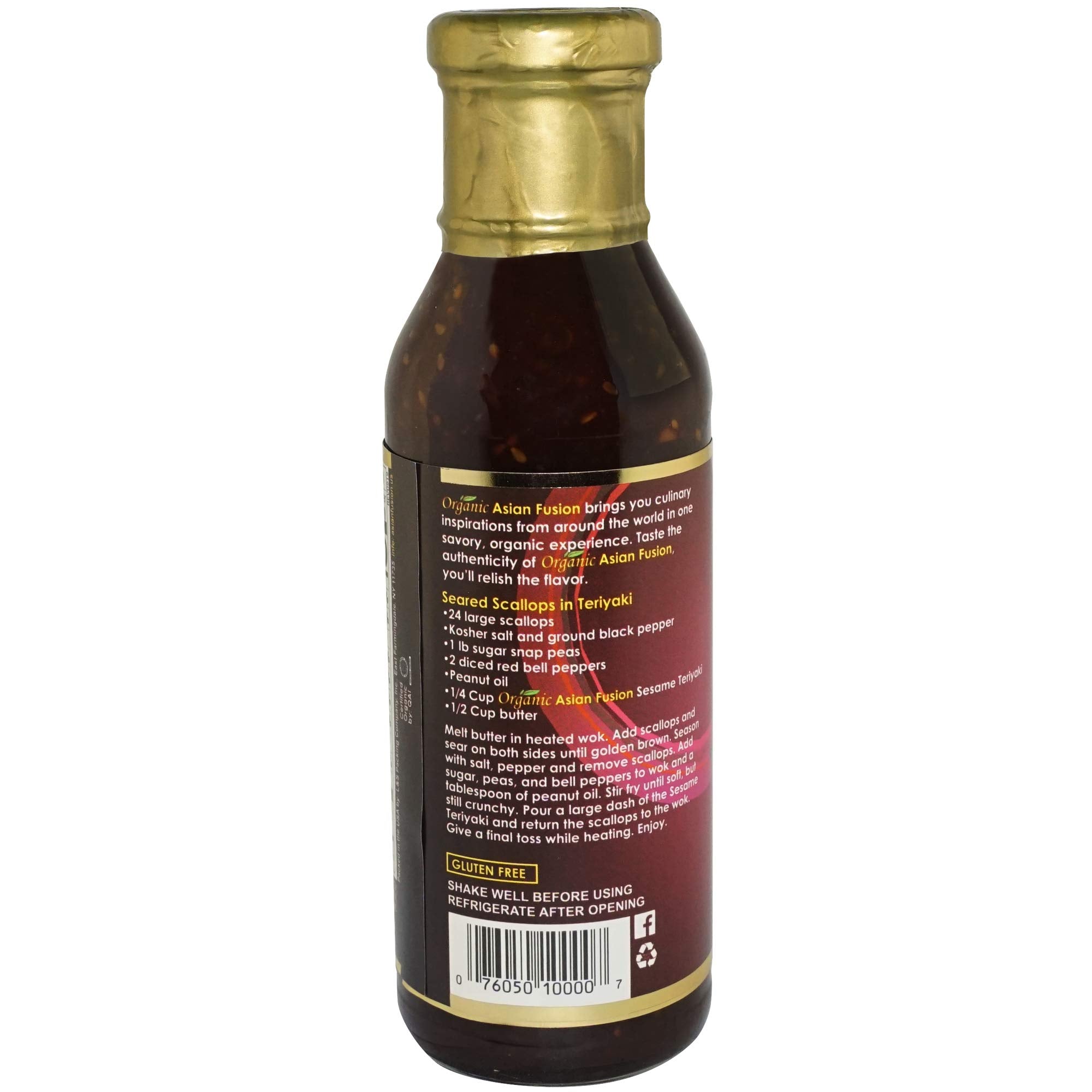 Asian Fusion Sesame Teriyaki Sauce, 15 Ounce