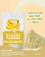 Nature Banana Fruit Powder,4 Ounces,Freeze Dried Banana Powder for Cake, Drinks and Baking Food