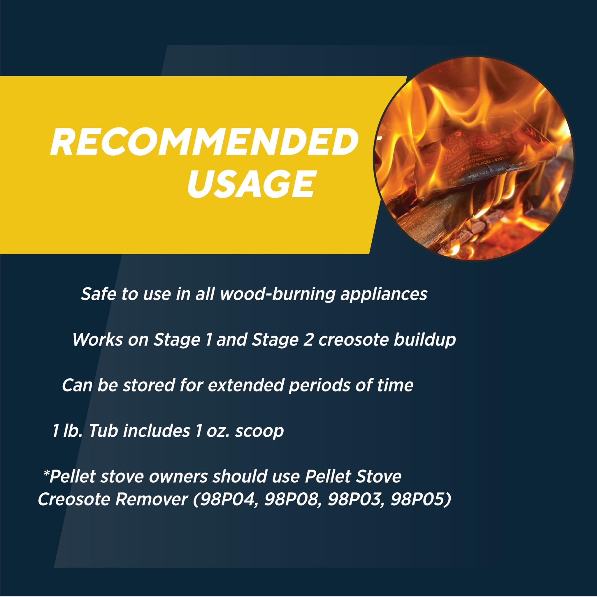 Rutland Creosote Concentrate - Triple Power Remover 1 lb - USA-Made Fireplace Cleaner & Chimney Sweeping Kit, Premium Creosote Remover 16 oz