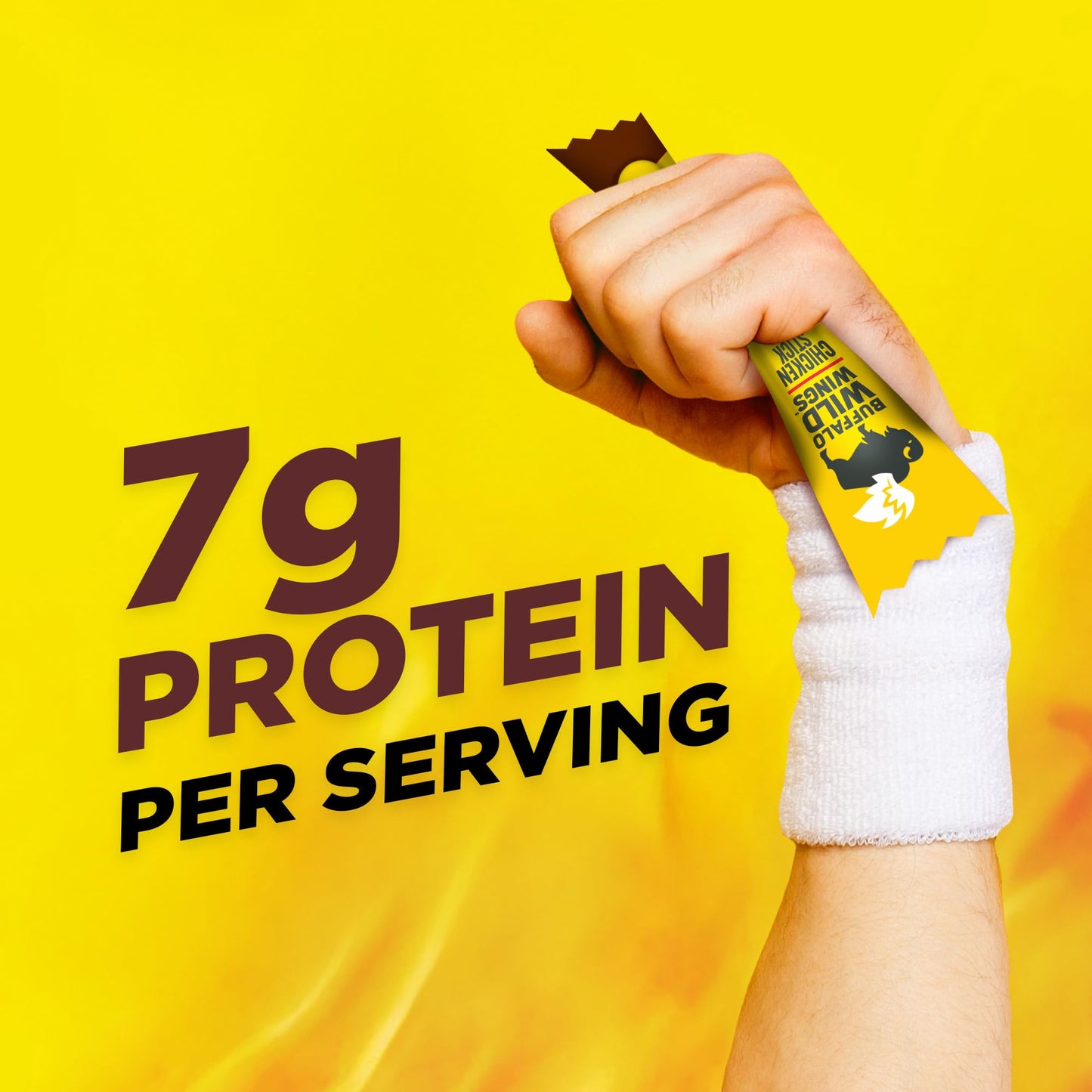 Slim Jim Chicken Sticks, Buffalo Wild Wings Honey BBQ Seasoned, 7g Protein per Serving, 0.28 oz. (14 Count)