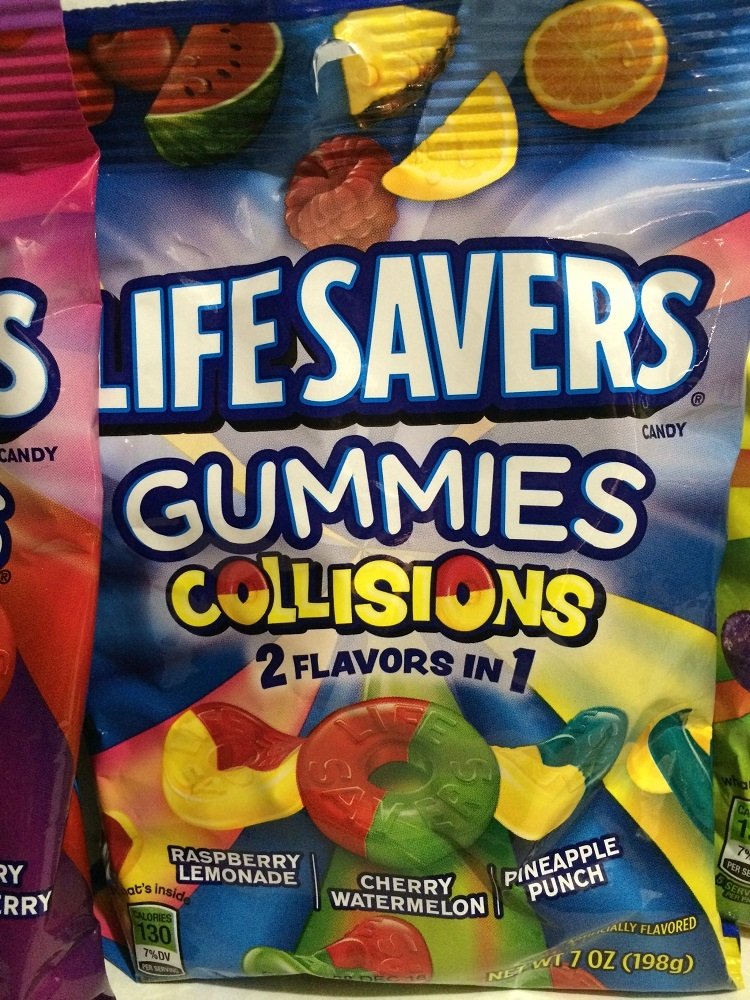 LifeSavers Gummies, Collisions, Wild Berries and Sours 7oz, 3 Bags