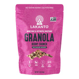 Lakanto Berry Crunch Granola - Delicious Snack, Quick Breakfast Cereal, Keto Friendly, Monk Fruit Sweetener, No Sugar Added, Vegan, Gluten Free, Grain