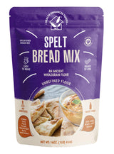 Health Enhanced Foods Spelt Bread Mix [2 Pack - 16 oz / 1 LB] - Easy-to-Make, Wholegrain Ancient Spelt Flour with Sunflower Seeds - No Additives, Dairy-Free, Vegan, Kosher