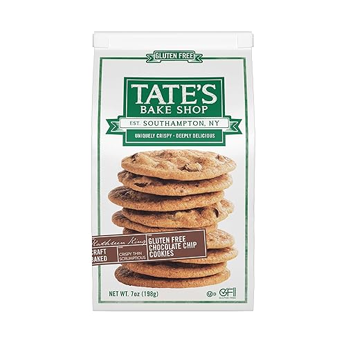 Tate's Bake Shop Gluten Free Chocolate Chip Cookies, Gluten Free Cookies, 7 oz