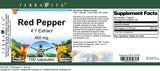 Red Pepper 4:1-450 mg (100 Capsules, ZIN: 521947) - 3 Pack