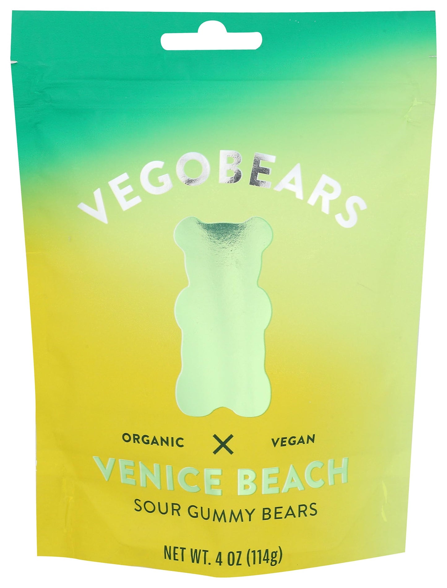Vegobears, Sour Gummy Bears, 4 Ounce