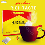 Al Arousa Alarousa Black Tea Bags Teas Indian Kenyan Natural Traditional Egyptian Dust Egypt Arabian Strong Rich Pure Oriental Natural Taste Breakfast