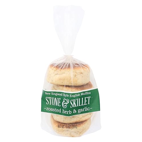 Stone & Skillet Garlic Herb English Muffin, 12 OZ