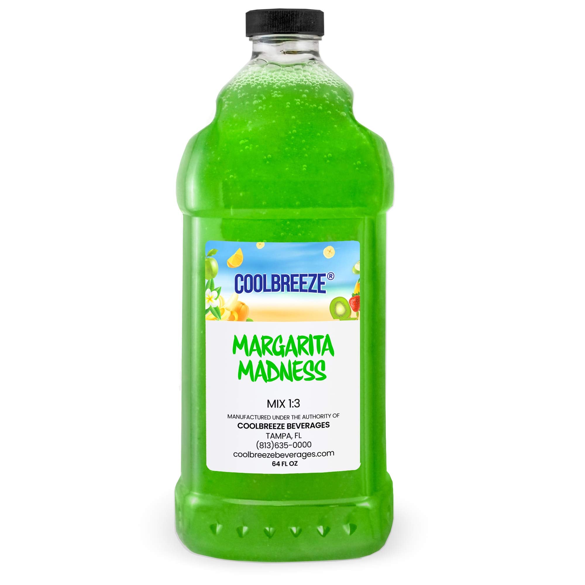 Cool Breeze Beverages Ready To Use Slush Mix, Margarita, 64 Fl. Oz