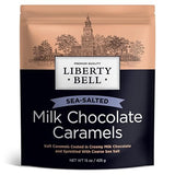 Liberty Bell Milk Chocolate Sea Salt Caramels Candy, 15 Ounce Bag