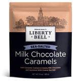 Liberty Bell Milk Chocolate Sea Salt Caramels Candy, 15 Ounce Bag