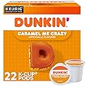 Dunkin' Donuts Coffee K-Cup® Pods, Caramel Me Crazy, Medium Roast, Box Of 22 Pods