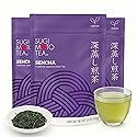 SUGIMOTO TEA Japanese Sencha Fukamushi Green Tea Loose Leaf 3.5 oz (100 g) Pack of 3
