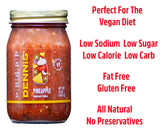 All-Natural Pineapple Salsa by Dennis’ Gourmet | This fresh, hearty restaurant salsa is low in sugar, calories, carbs, and sodium. Fat