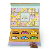 Easter Gift, Chocolate Card Gift Box, 6 Individually Wrapped Chocolates, Food Sweets Candy Gift Greeting, Holiday Present for Men, Women, Children
