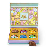 Easter Gift, Chocolate Card Gift Box, 6 Individually Wrapped Chocolates, Food Sweets Candy Gift Greeting, Holiday Present for Men, Women, Children