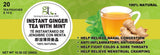 GT Instant Ginger Tea With Mint, 10.58 Ounce Box (20 Tea Pouches)