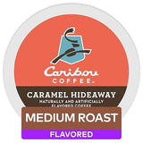 Caribou Coffee Caramel Hideaway, Single-Serve Keurig K-Cup Pods, Flavored Coffee, 60 Count