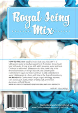 ROYAL ICING MIX-White,Icing,Gingerbread House,Cookie Decorating,Frosting,Piping,Flooding,Edible Decorations,Ready To Use-Just Add Water!