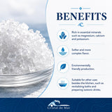 Sea Salt Crystals 500g - Premium Artisan Sea Salt from Patagonia - Mineral Rich Gourmet Salt - Unrefined - No Additives - 100% Natural