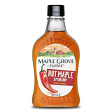 Maple Grove Farms Hot Maple Syrup, Pure Maple Syrup Infused with Dried Chilies, 8.5 oz