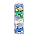 Scrub Daddy Sponge Set - Holiday Shapes - Non Scratch Scrubbers for Dishes and Home, Odor Resistant, Temperature Controlled, Soft in Warm Water, Firm