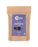Yupik Organic Acai Berry Powder 8.8 oz, USDA Certified, Non-GMO, Vegan, Raw, Gluten-Free, Kosher, Superfood, Rich in Iron & Fiber, Perfect