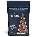 Tea Forte Natural Amber Hue Beet Rock Sugar Crystals for Tea and Coffee, Dissolves Quickly, Vegan and Non-GMO, Resealable 1 Pound Bag