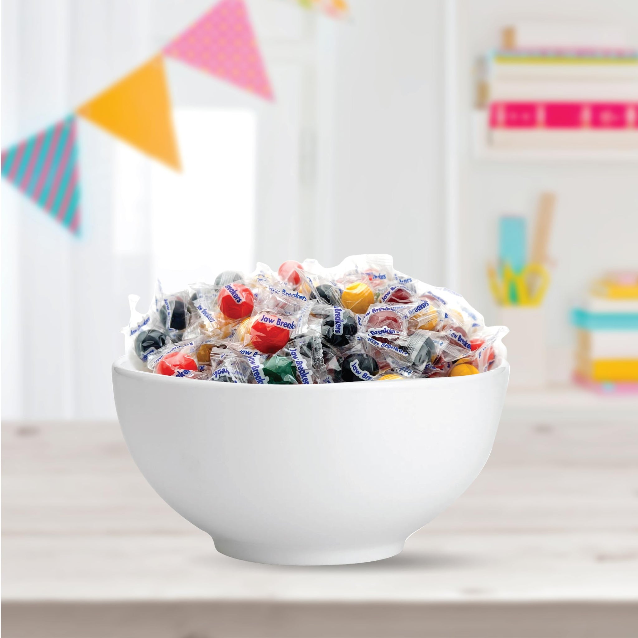 Jaw Breakers Hard Candy - 3 Pound Bulk Pack (About 230 Count) - Individually Wrapped