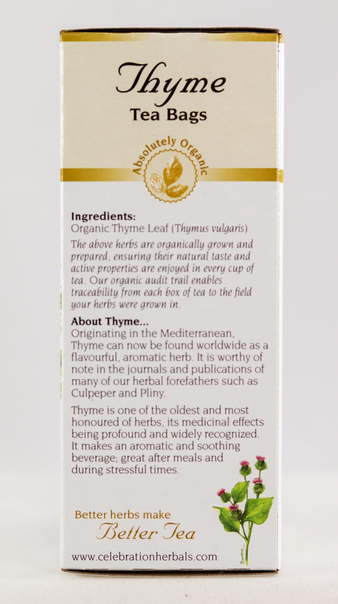 Celebration+Herbals+Organic+Thyme+Tea+Bags+24+Count