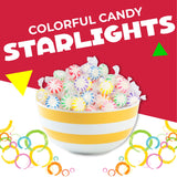 Fruit Starlights Hard Candy Assortment | 1 Pound Bag - Approx. 85 Count | Individually Wrapped Hard Candy | Assorted Flavors | Starlight Fruit Candies